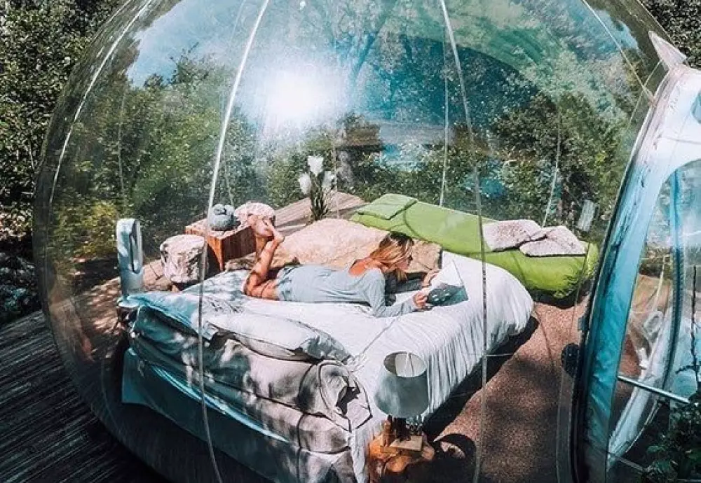 how do bubble tents work